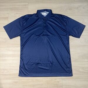 Collars & Co Polo Shirt Mens 2XL Navy Blue Turbo GT Golf Preppy Dress Collar NEW